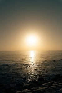 Sunset Over Ocean